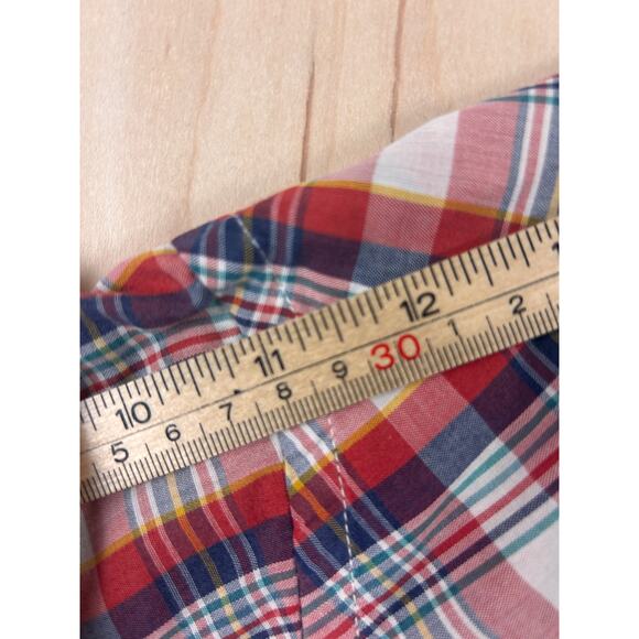 Pendleton Frontier Western Snap Shirt Men’s Large Red Plaid Short Sleeve - Picture 8 of 12